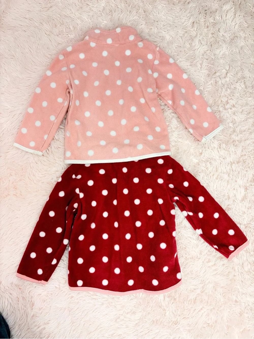 Toughskins Polka Dot Fleece Jackets